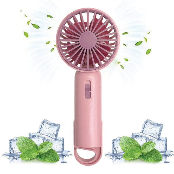 MINI HAND FAN RECHARGEABLE, USB INCLUDED