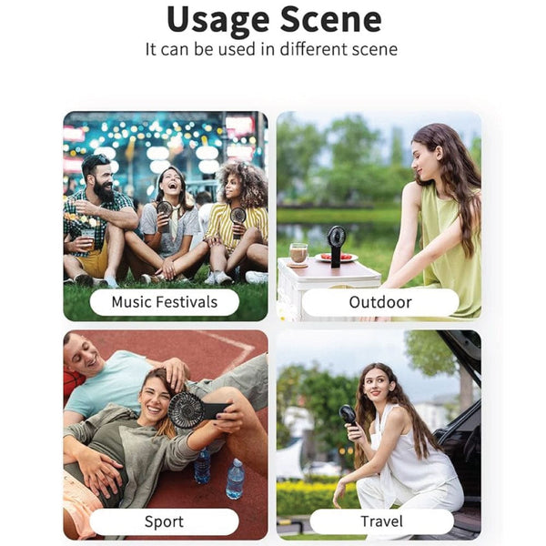 MINI HAND FAN RECHARGEABLE, USB INCLUDED