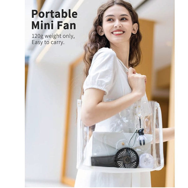 MINI HAND FAN RECHARGEABLE, USB INCLUDED