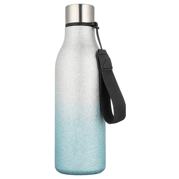 18oz Stainless Steel Double-Walled Glittery  Water Bottle