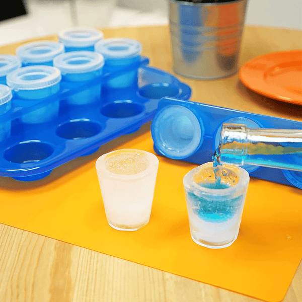 Frosty Shot Glass Ice Tray Set