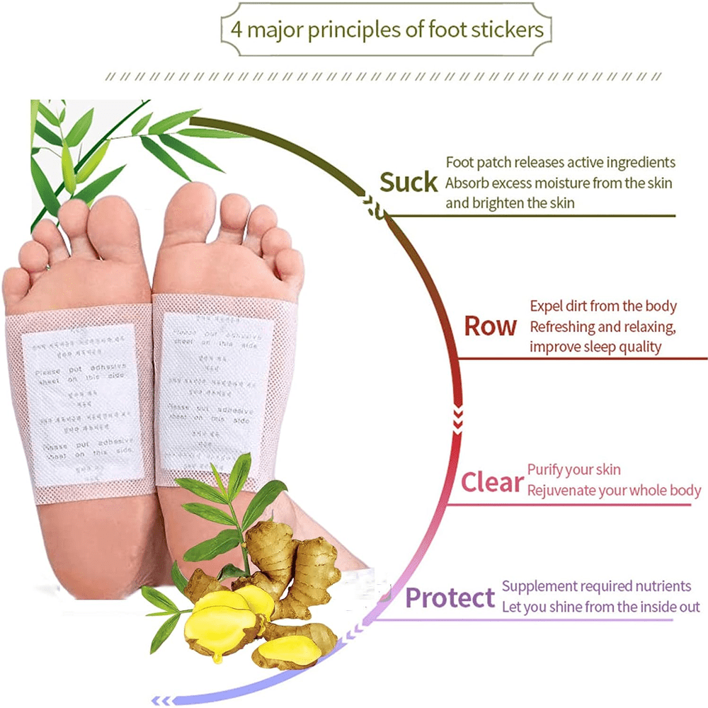 100 Pieces Foot Detox Patches