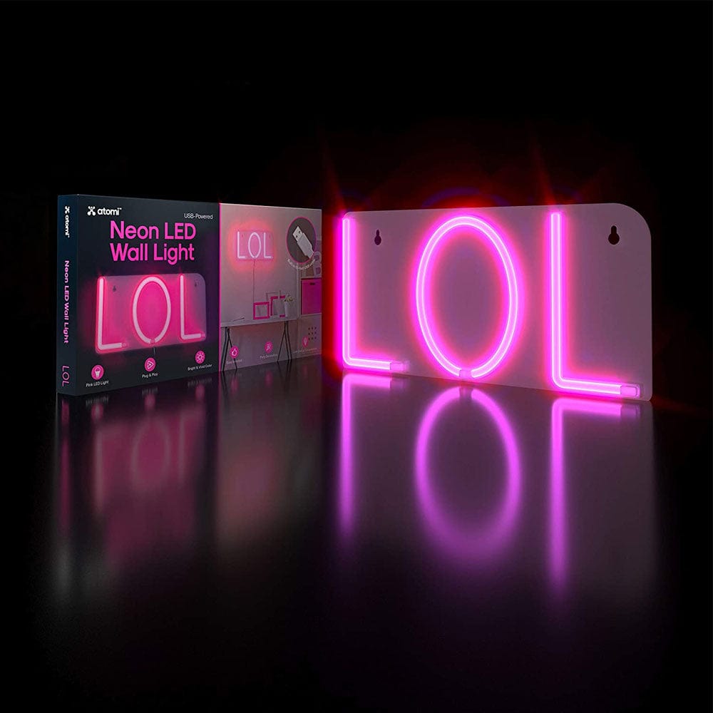 LOL Neon LED Wall Light