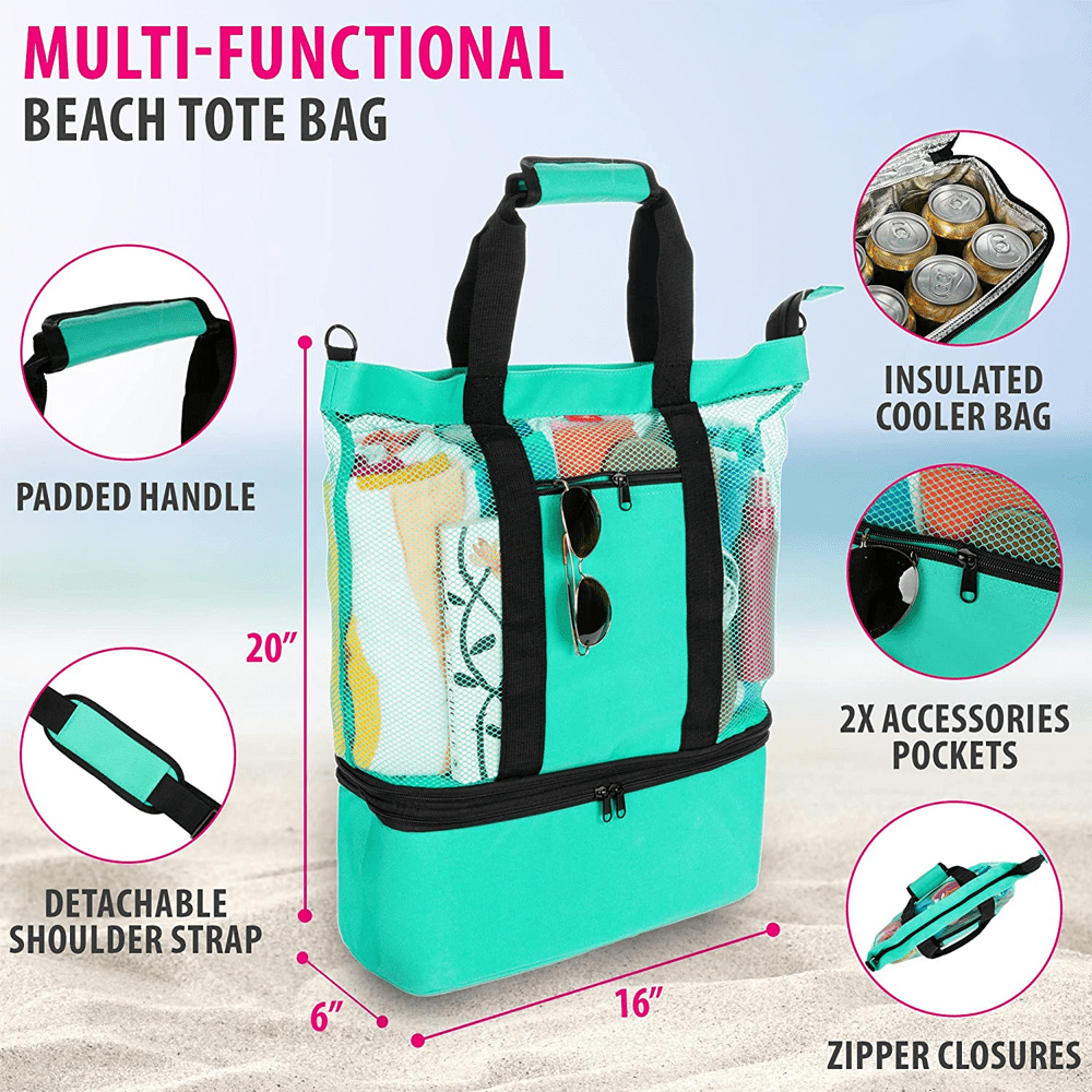 Large Capacity Beach & Picnic Tote Bag