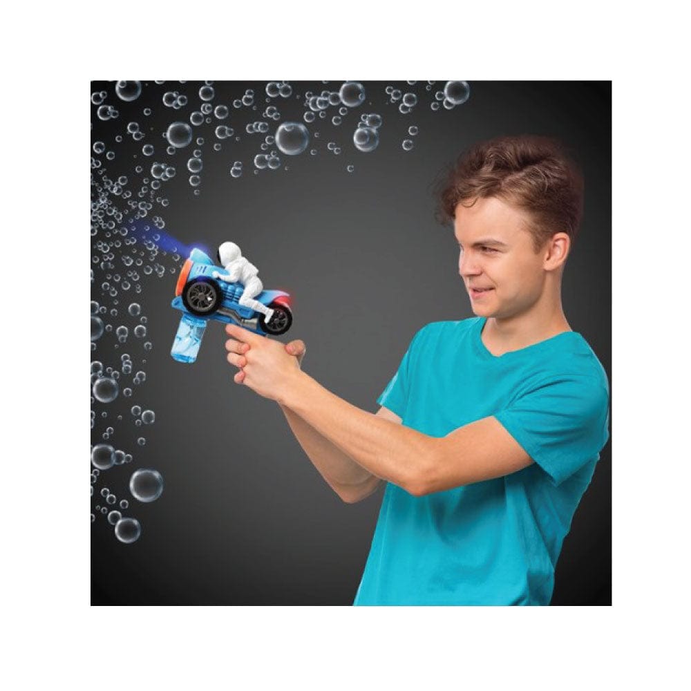 Deals club 2PACK Motorcycle Bubble Gun for Kids – Electric Bubble Blower Toy with Bubble Solution, Lights & Sound – Outdoor Fun for Boys & Girls Ages 3+