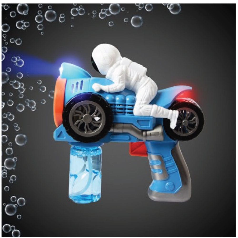 Deals club 2PACK Motorcycle Bubble Gun for Kids – Electric Bubble Blower Toy with Bubble Solution, Lights & Sound – Outdoor Fun for Boys & Girls Ages 3+