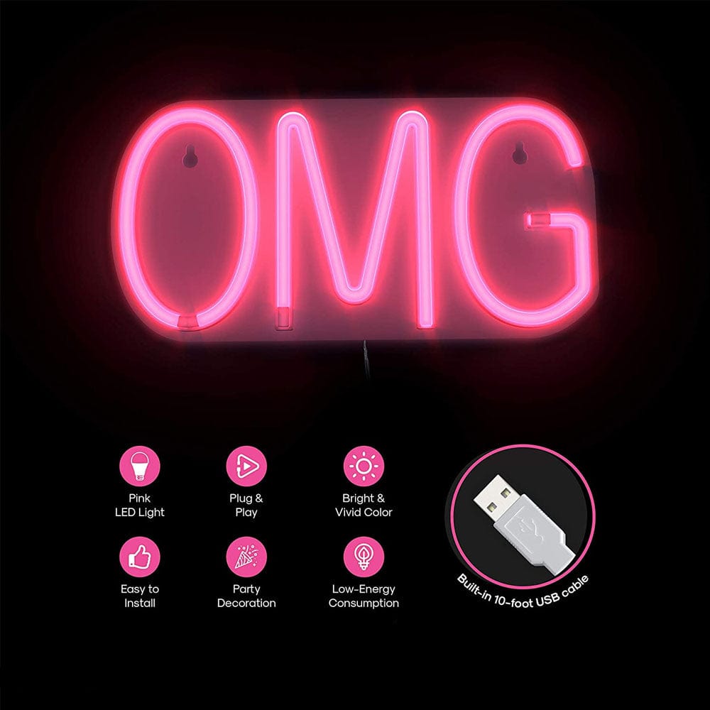 OMG Neon LED Wall Light