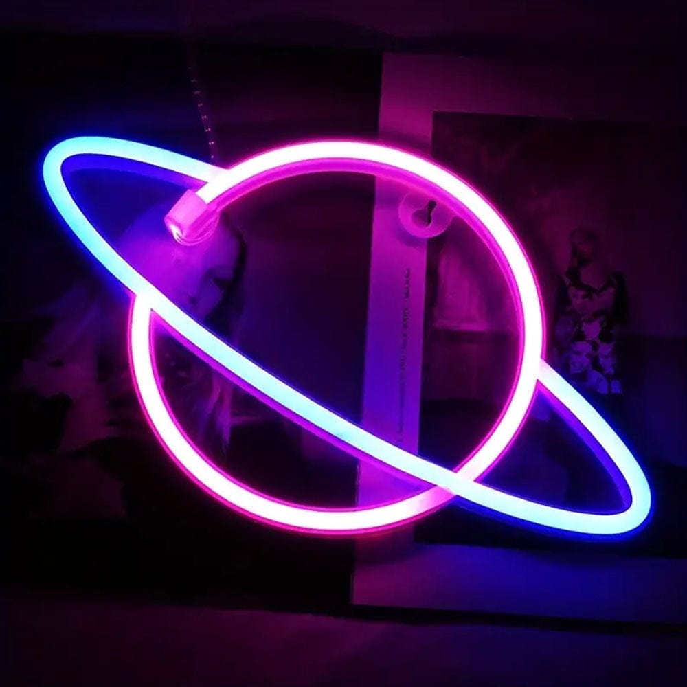 Galaxy Planet Neon LED Wall Light