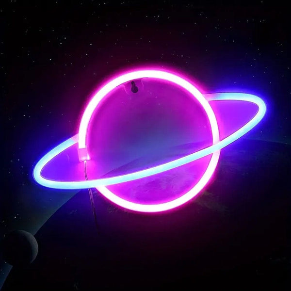 Galaxy Planet Neon LED Wall Light