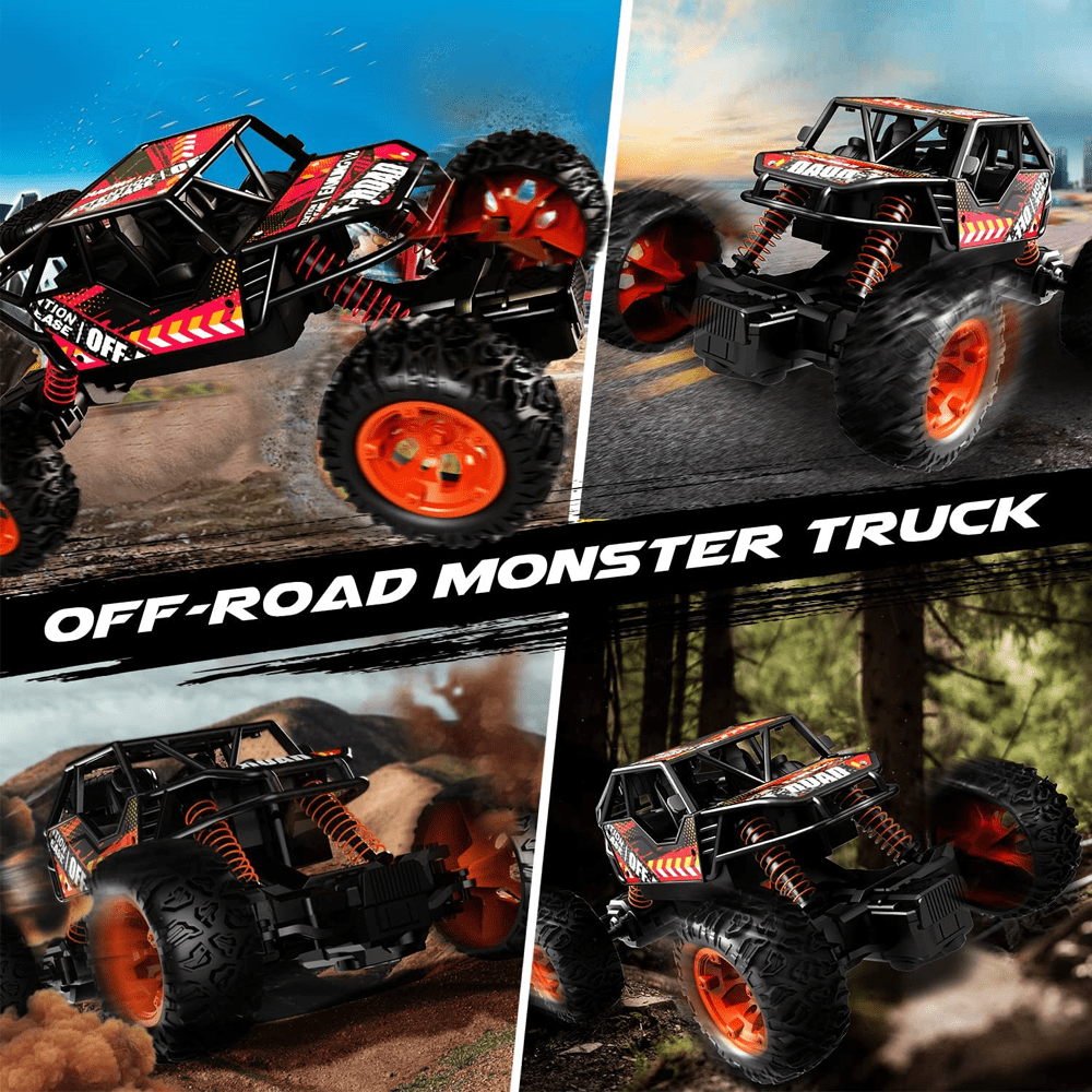 Remote Controlled Monster Truck with Metal Shell