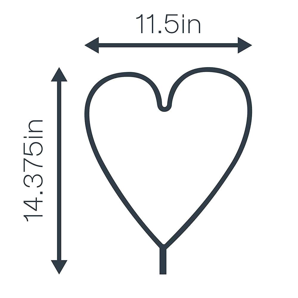 Red Heart Neon LED Wall Light