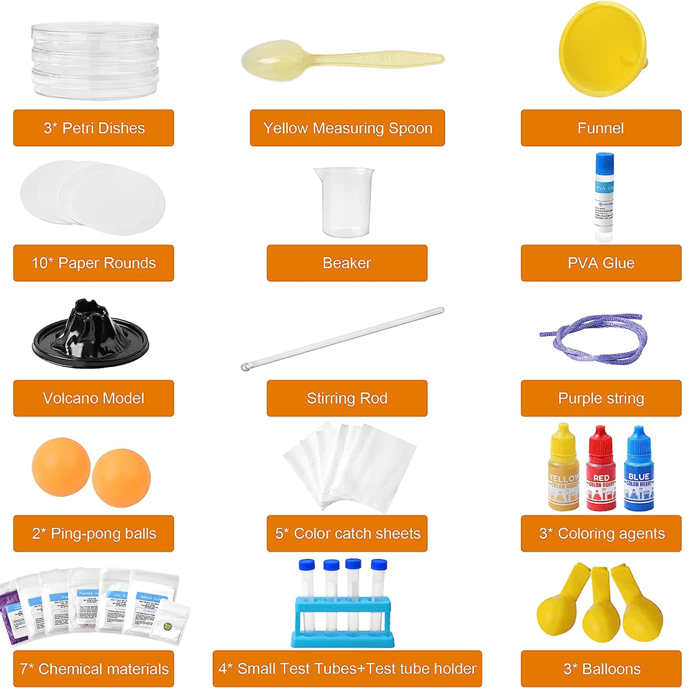 Science Kit for Kids | 26+ Science Lab Experiments | DIY STEM Kit