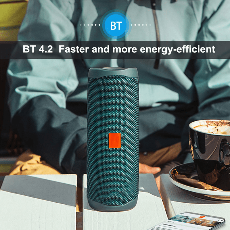 Charge 2+ Splashproof Wireless Portable Speaker with Subwoofer…