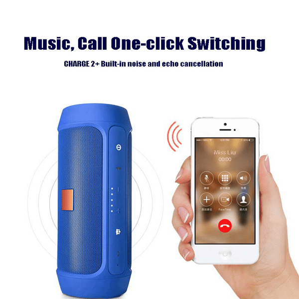 Charge 2+ Splashproof Wireless Portable Speaker with Subwoofer…