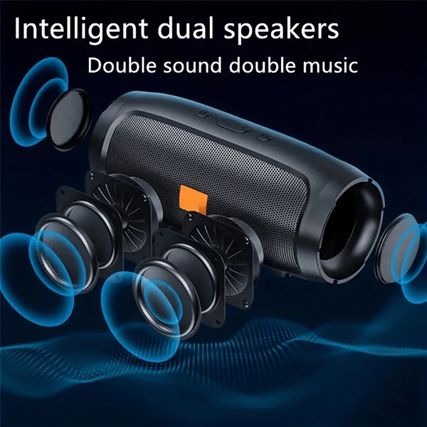 Charge 2+ Splashproof Wireless Portable Speaker with Subwoofer…