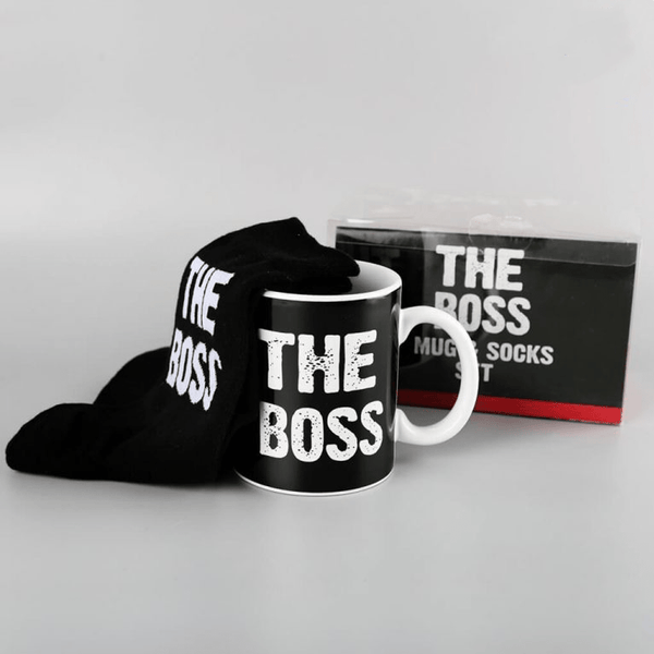 The Boss Mug and Socks Gift Set
