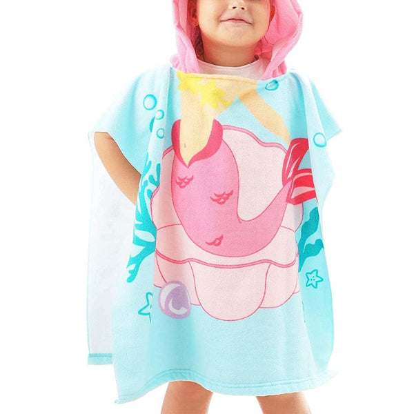 Kids' Hooded Poncho Towels - 6 Styles Available