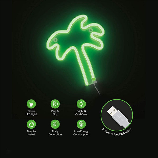 Palm Tree Neon LED Wall Light