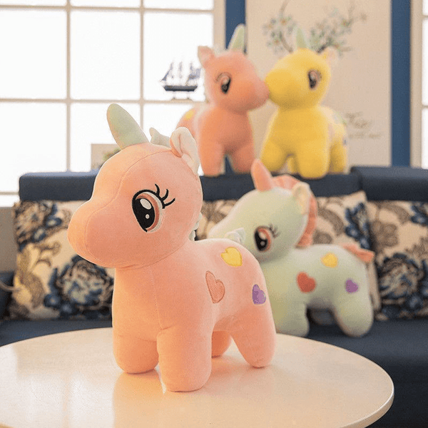 15" Luminous LED Unicorn Fluffy Plush Toy