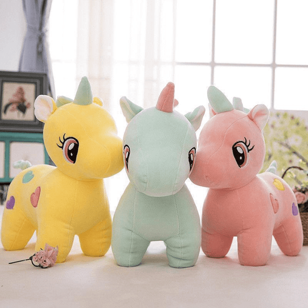 15" Luminous LED Unicorn Fluffy Plush Toy