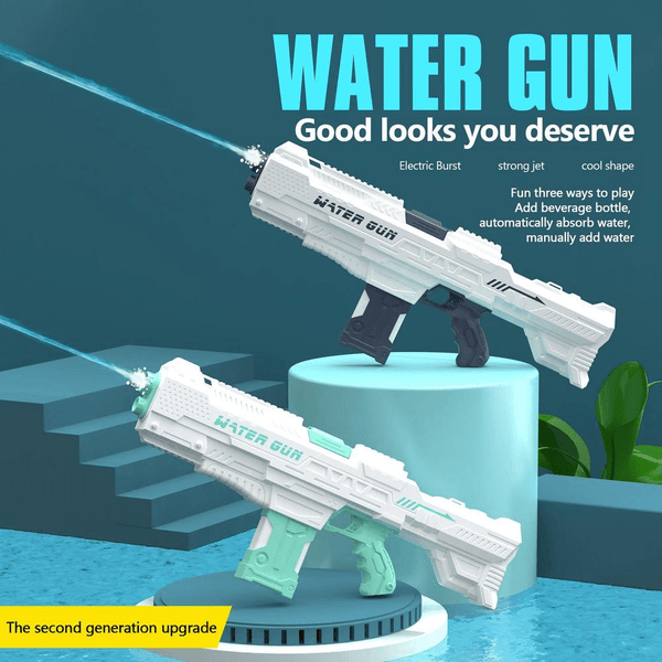 High Pressure Rechargeable Automatic Water Gun for Kids & Adults
