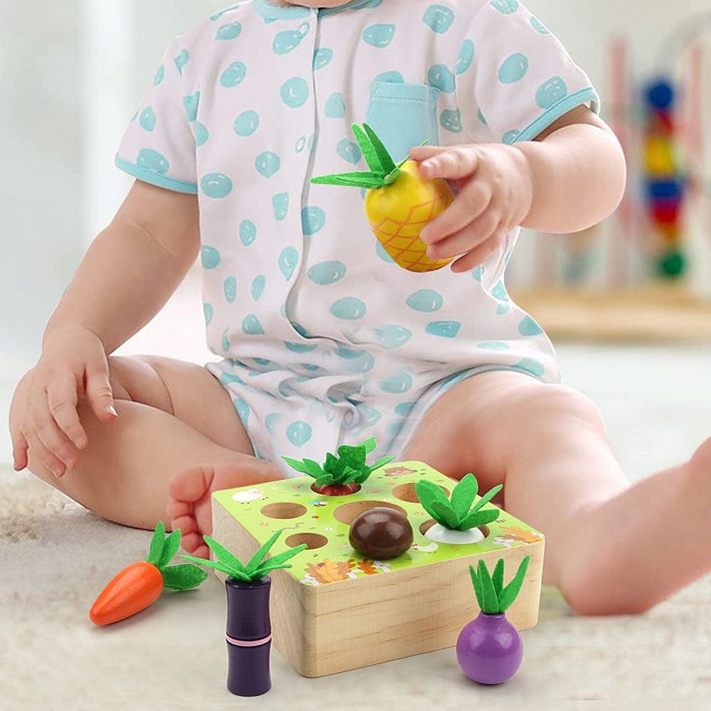 Wooden Farm Harvest Game Montessori Toy