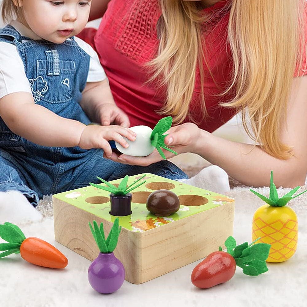 Wooden Farm Harvest Game Montessori Toy
