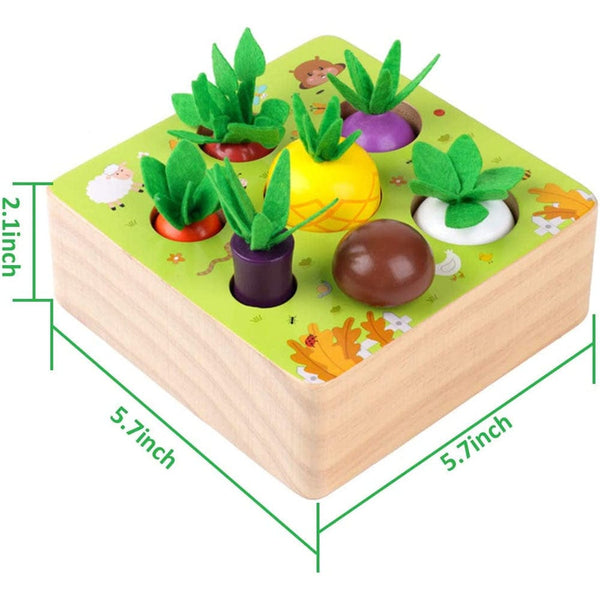 Wooden Farm Harvest Game Montessori Toy