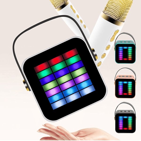 Mini Karaoke Machine with Colorful Design and HiFi Sound