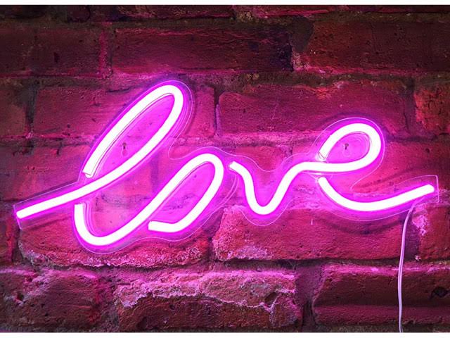 LOVE Super Bright LED Neon Light Sign