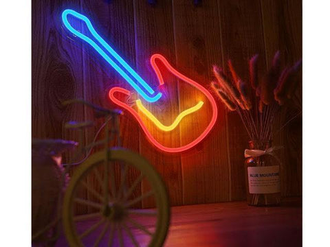 GUITAR Super Bright LED Neon Light Sign