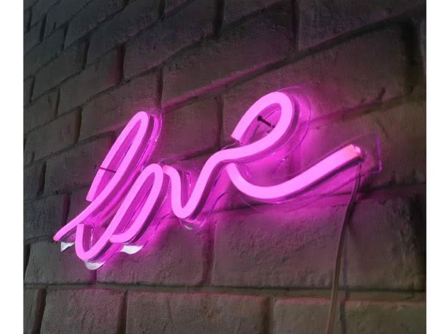 LOVE Super Bright LED Neon Light Sign
