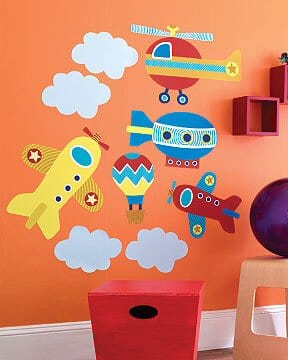 Wallies Big Murals Wall Decor - Up Up And Away