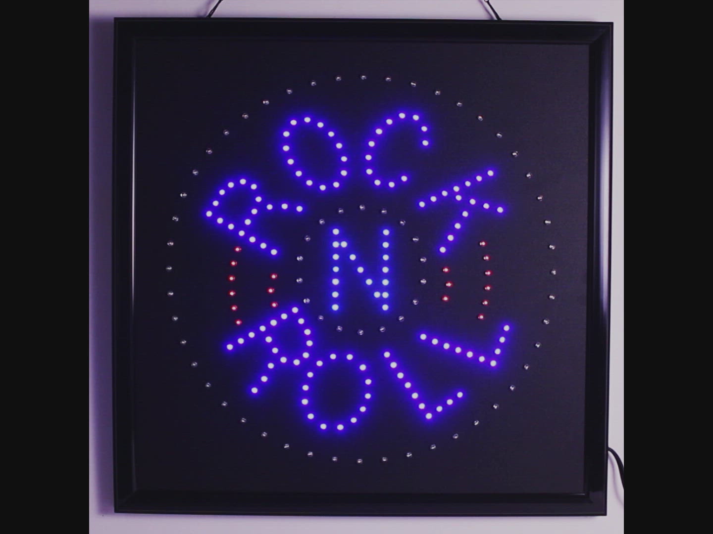 LED SIGN  - ROCK N ROLL