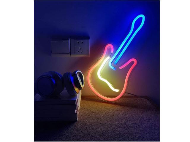 GUITAR Super Bright LED Neon Light Sign