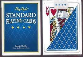 Casino Playing Cards - Play Right Standard Cards