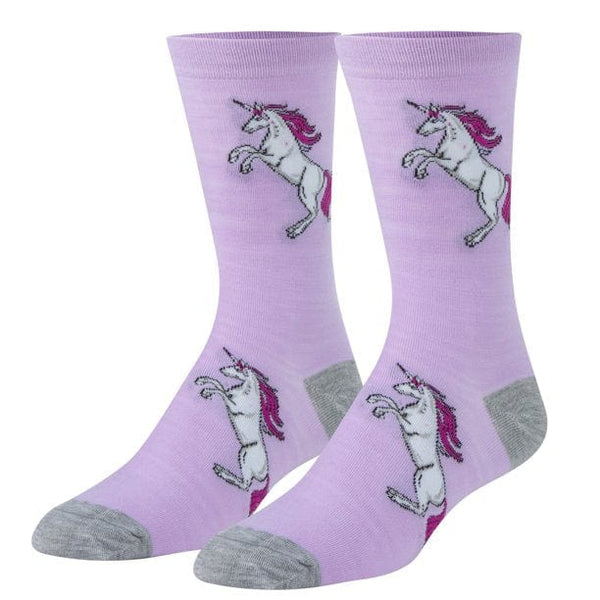 Crazy Socks - Unicorn Women's Crew Folded