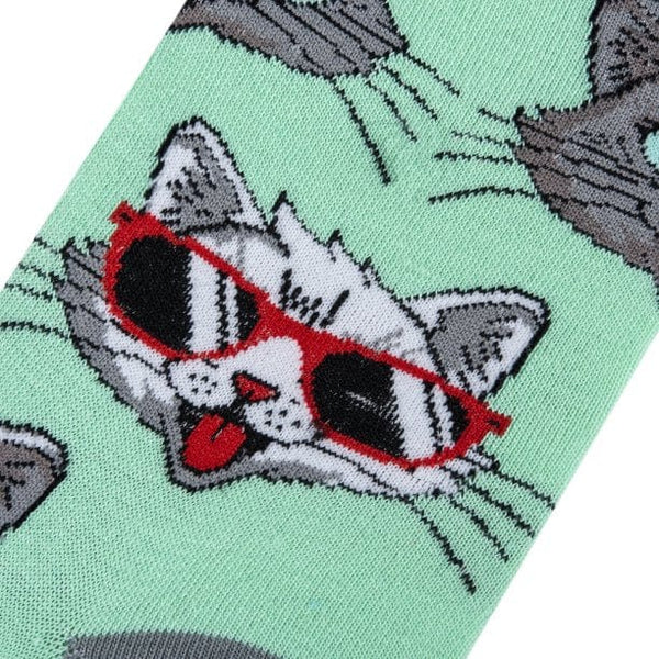 Crazy Socks - Cool Cats Women's Crew Folded