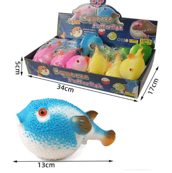 Puffer Fish Mesh Ball - 4 Pack