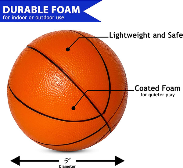 Basketball Foam Bouncing Ball - 2 Pack