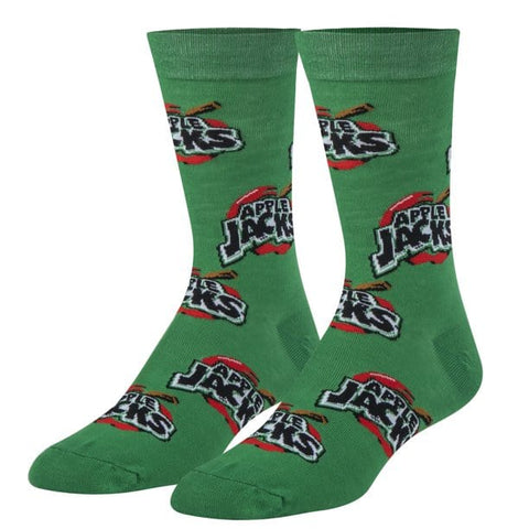 One Sized Men's Apple Jacks Crazy Socks