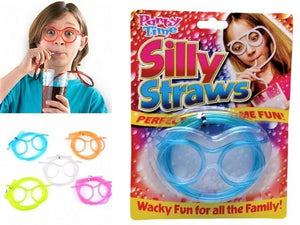 Silly Straws - 5 Assorted Colours