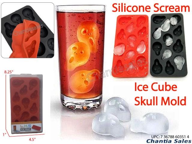 ICE TRAY-SCREAMING SKULL