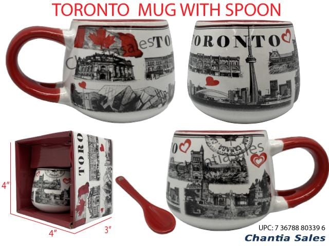 Toronto Mug With Spoon