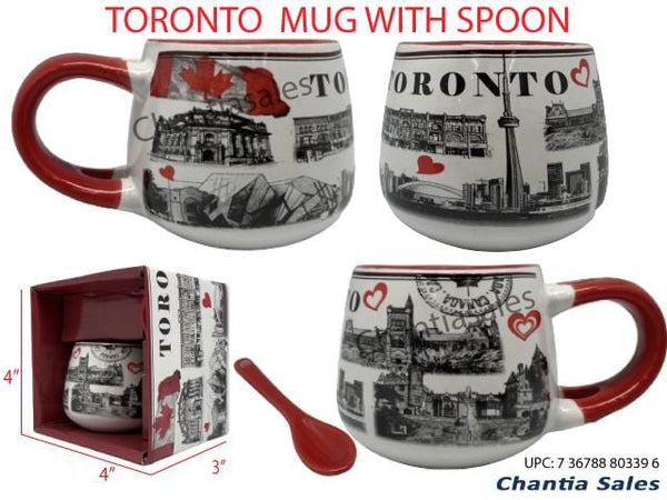 Toronto Mug With Spoon