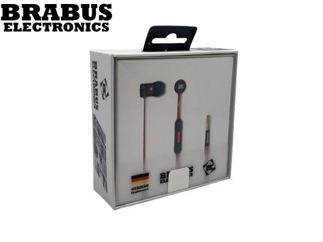 Brabus Electronics Wired Earphones with Deep Bass and Crystal Clear Audio