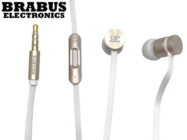 Brabus Electronics Wired Earphones with Deep Bass and Crystal Clear Audio
