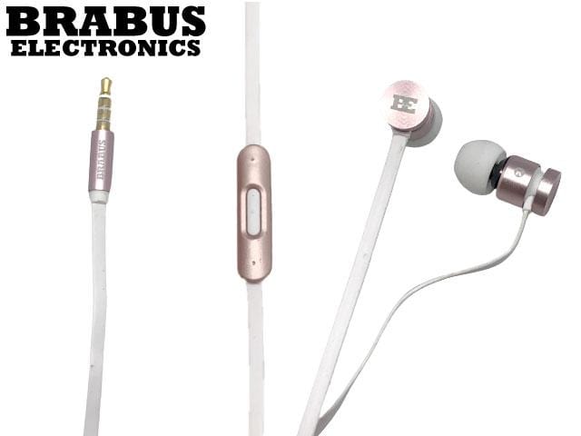 Brabus Electronics Wired Earphones with Deep Bass and Crystal Clear Audio