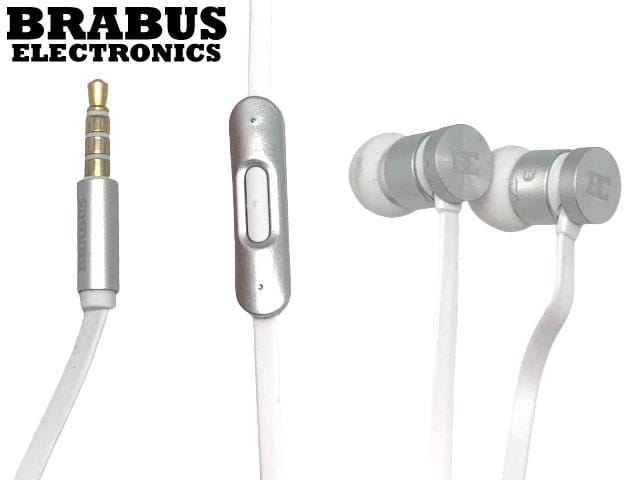 Brabus Electronics Wired Earphones with Deep Bass and Crystal Clear Audio