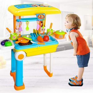 2 In 1 Little Chef Playset With Suitcase
